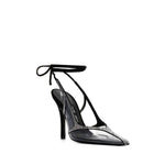 The Attico Venus Chrome Slingback Pumps TH-8850332614868-EU39/US9