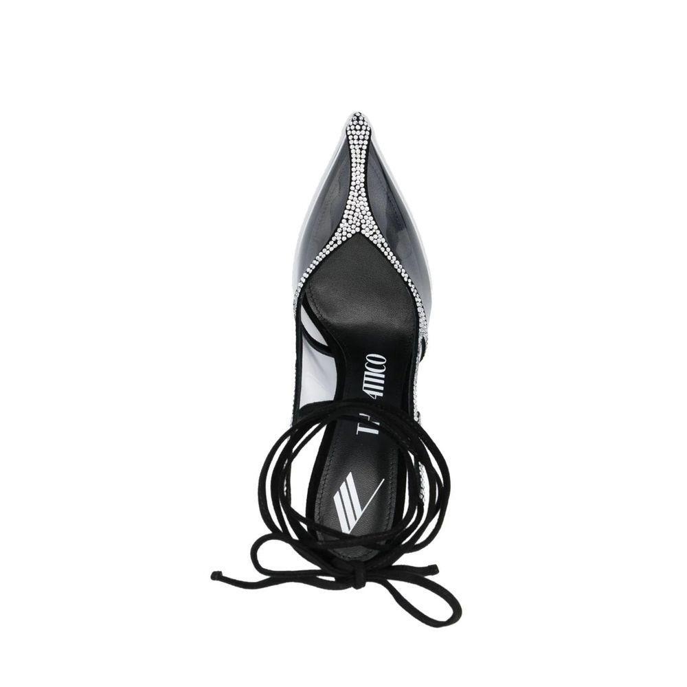 The Attico Venus Chrome Slingback Pumps TH-8850332614868-EU39/US9