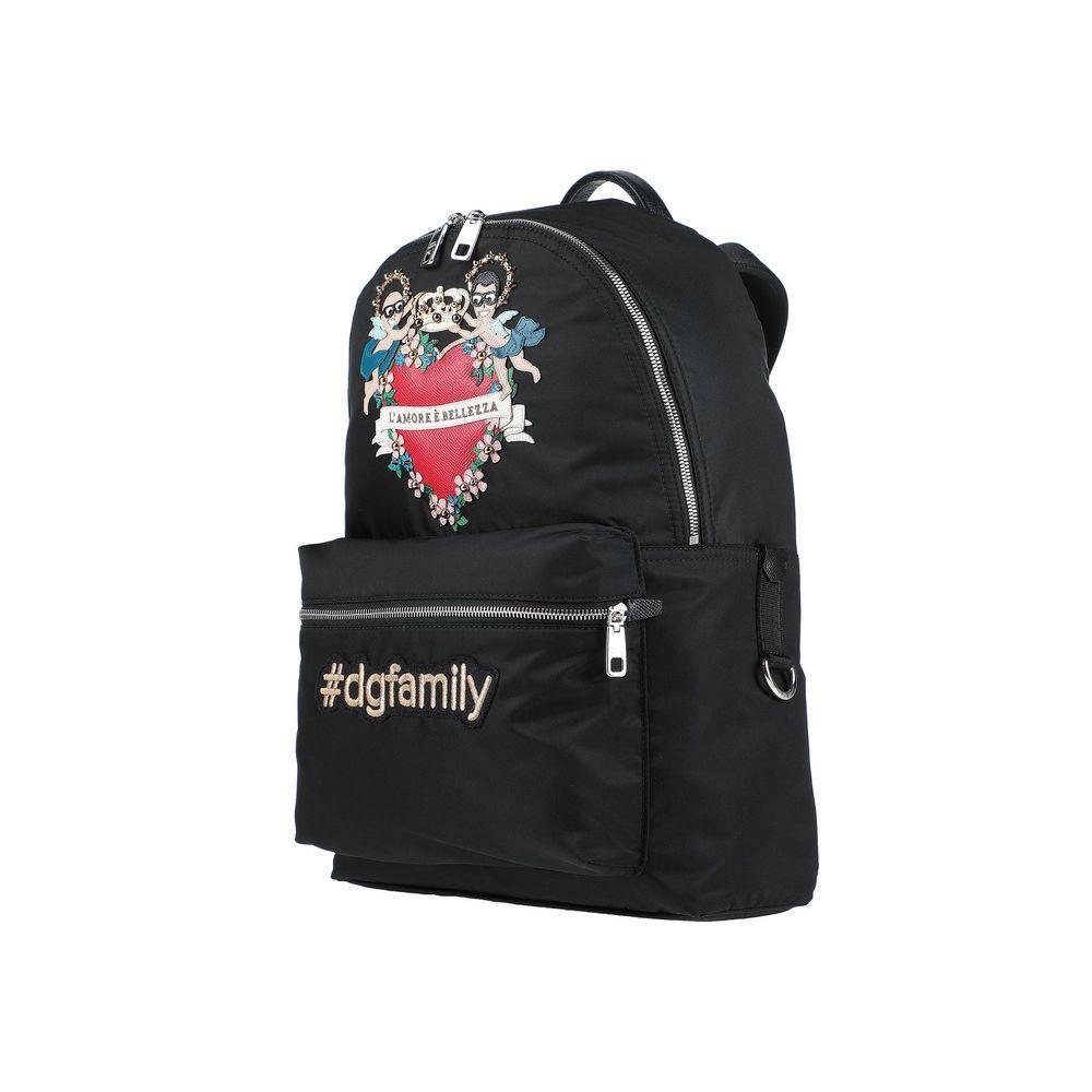 Front view with bag zipped and handles upright.