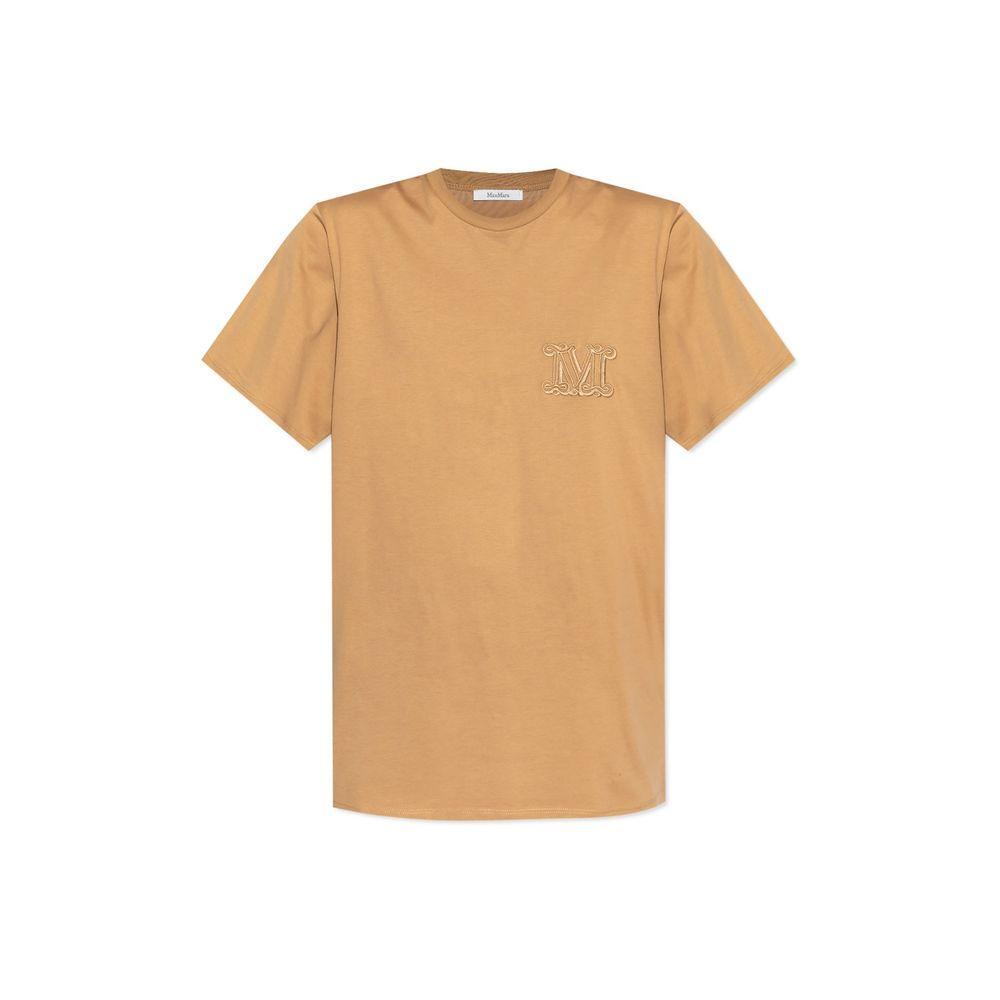 Max Mara Mango logo-embroidered T-shirt