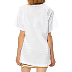 Max Mara Mango Logo Embroidered Cotton T-Shirt