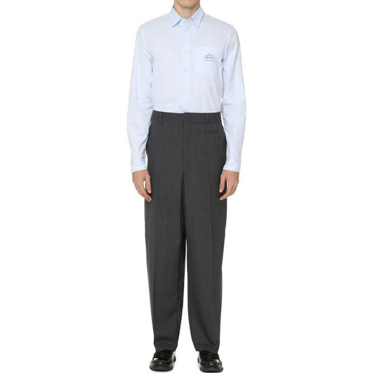 Prada Oxford Cotton Men Shirt PR-8779525521620-39