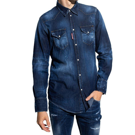 Dsquared² Denim Shirt DS-8735456592084-IT52 | XL