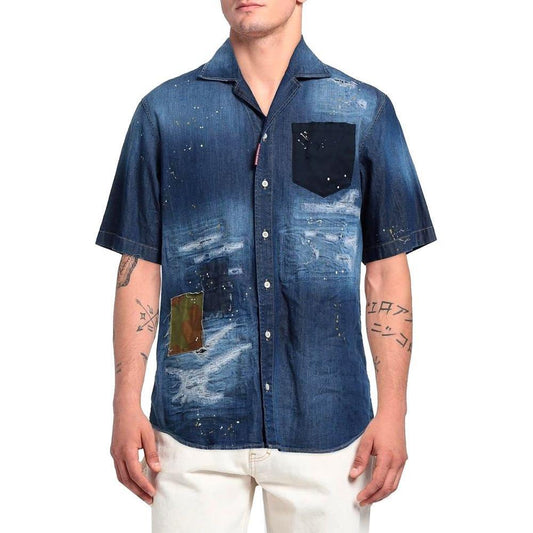 Dsquared² Denim Shirt DS-8735456690388-IT50 | L