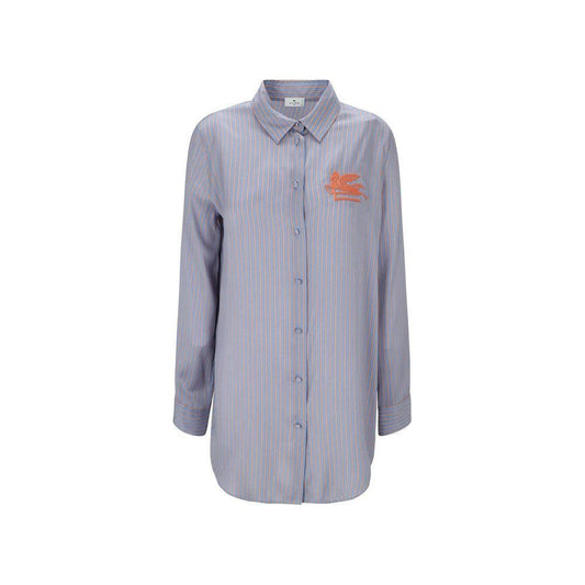 Etro Striped Silk Shirt ET-8735469076692-38