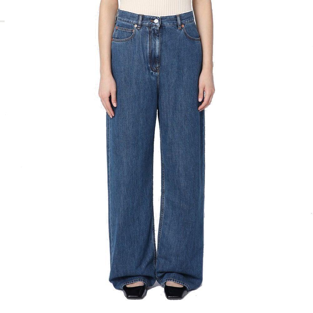 Valentino Wide Leg Denim Jeans VA-8811385061588-W27