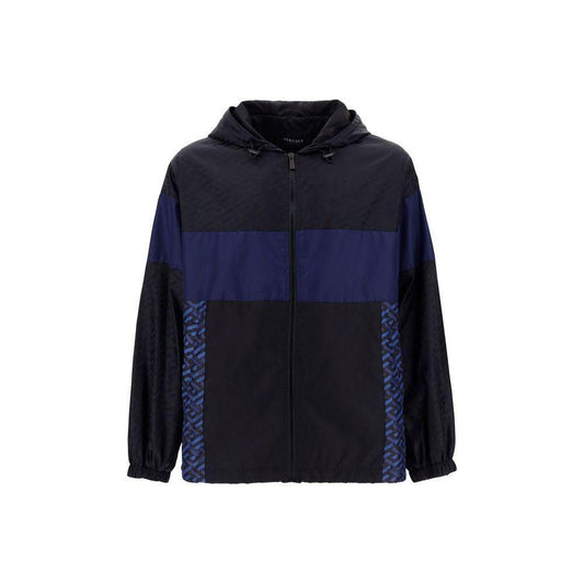 Versace Hooded Windbreaker Jacket VE-8736628408532-48 | M