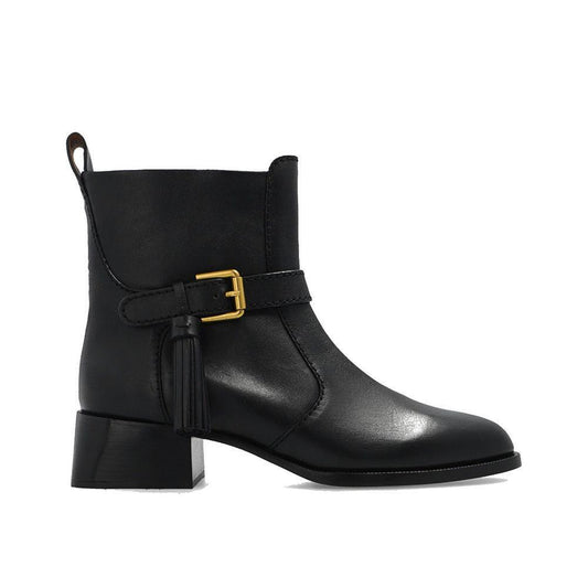 See By Chloé Lory Leather Ankle Boots SE-8736577880276-EU36/US6