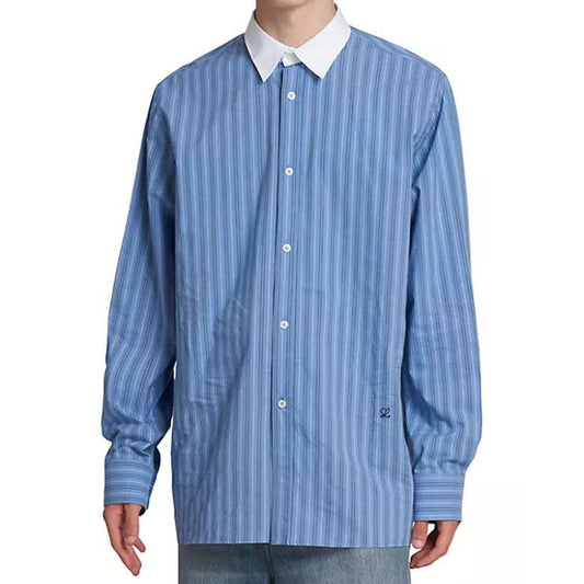 Loewe Striped Cotton Shirt LO-8735510266068-42