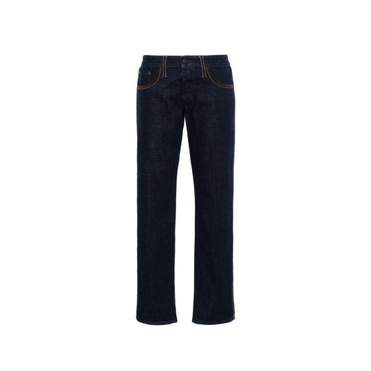 Miu Miu Piped-Trim Denim Jeans MI-8735527796948-W26