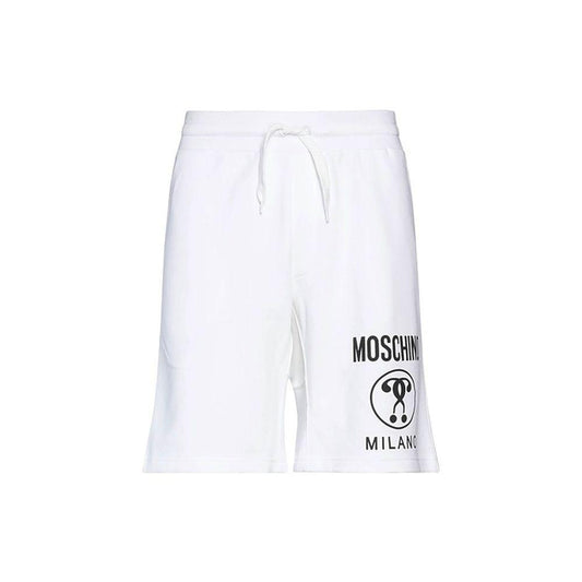 Moschino Couture Cotton Logo Shorts MO-8735531925716-IT46 | S