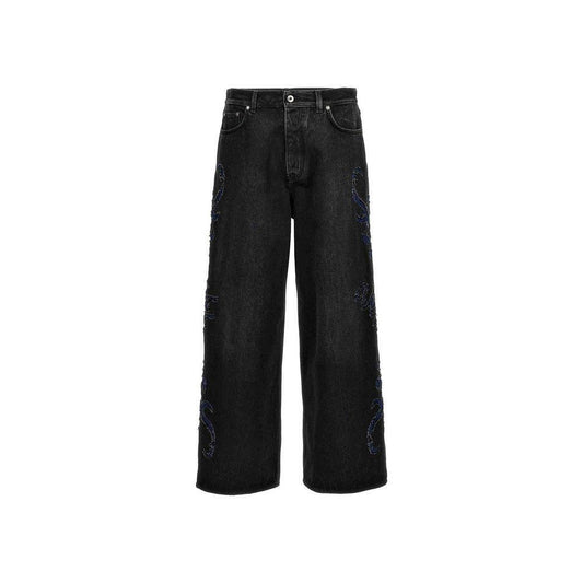 Off-White Denim Flared Jeans OF-8735535202516-W33