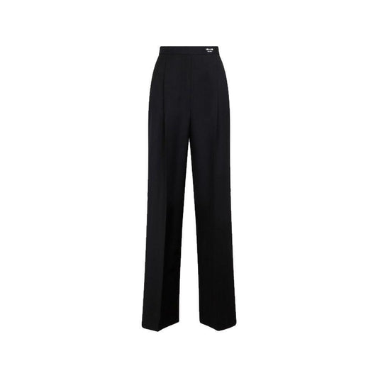 Prada Wool Classic Logo Pants PR-8735548113108-40