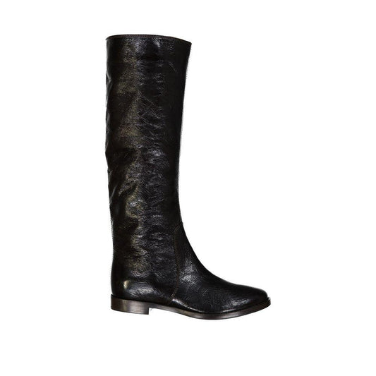 Sergio Rossi Leather Boots SE-8735589990612-EU35/US5