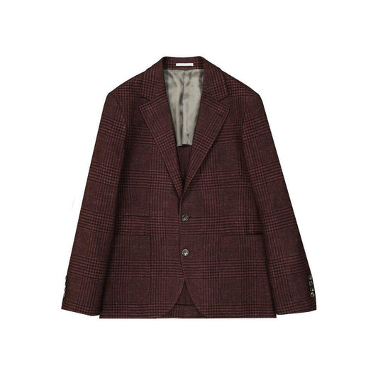 Brunello Cucinelli Tartan Wool Jacket BR-8736286998740-48 | M