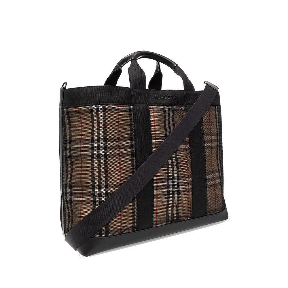 Front view with bag zipped and handles upright.