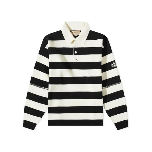 Gucci Striped Cotton Polo GU-8736428949716-M