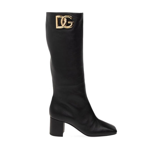 Dolce & Gabbana Leather Boots DO-8736350503124-EU36/US6