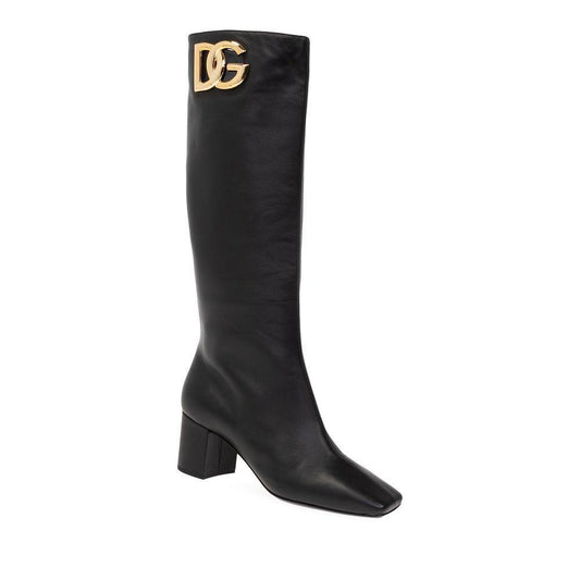 Dolce & Gabbana Leather Boots DO-8736350503124-EU36/US6