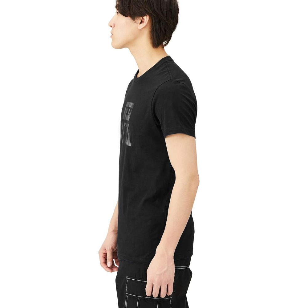 Diesel Black Cotton T-Shirt DI-15780-S