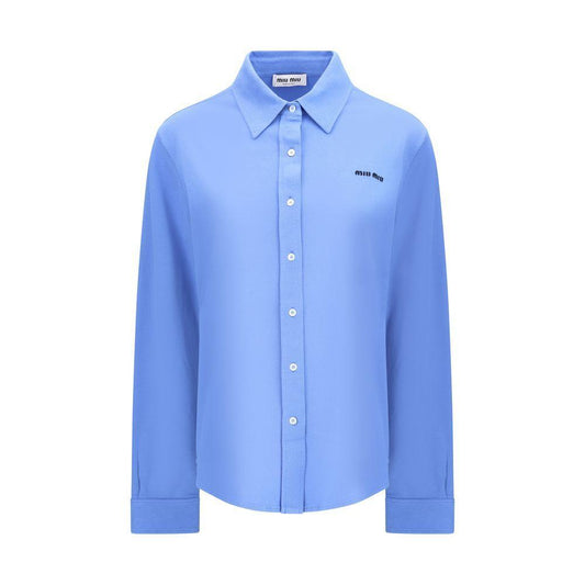 Miu Miu Long-sleeved Polo Shirt MI-MK1980SOOO14RWF0237-IT38 | S