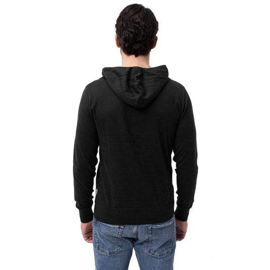 People Of Shibuya Black Cotton Sweater PE-14563-IT46 | S