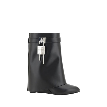 Givenchy Black Calf Leather Bos Taurus Ankle Boots