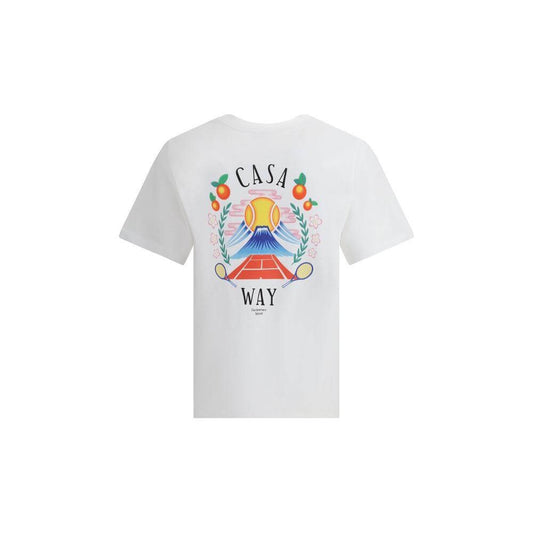 Casablanca Casa Way Mountain printed T-Shirt CA-MPF25JTS00108CASAWAYMOU-S