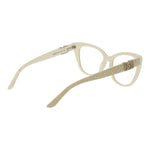 Marciano by Guess Gold Women Glasses Frame, cat eye style, full-rim acetate, demo lenses, with branded case, spring hinge included.