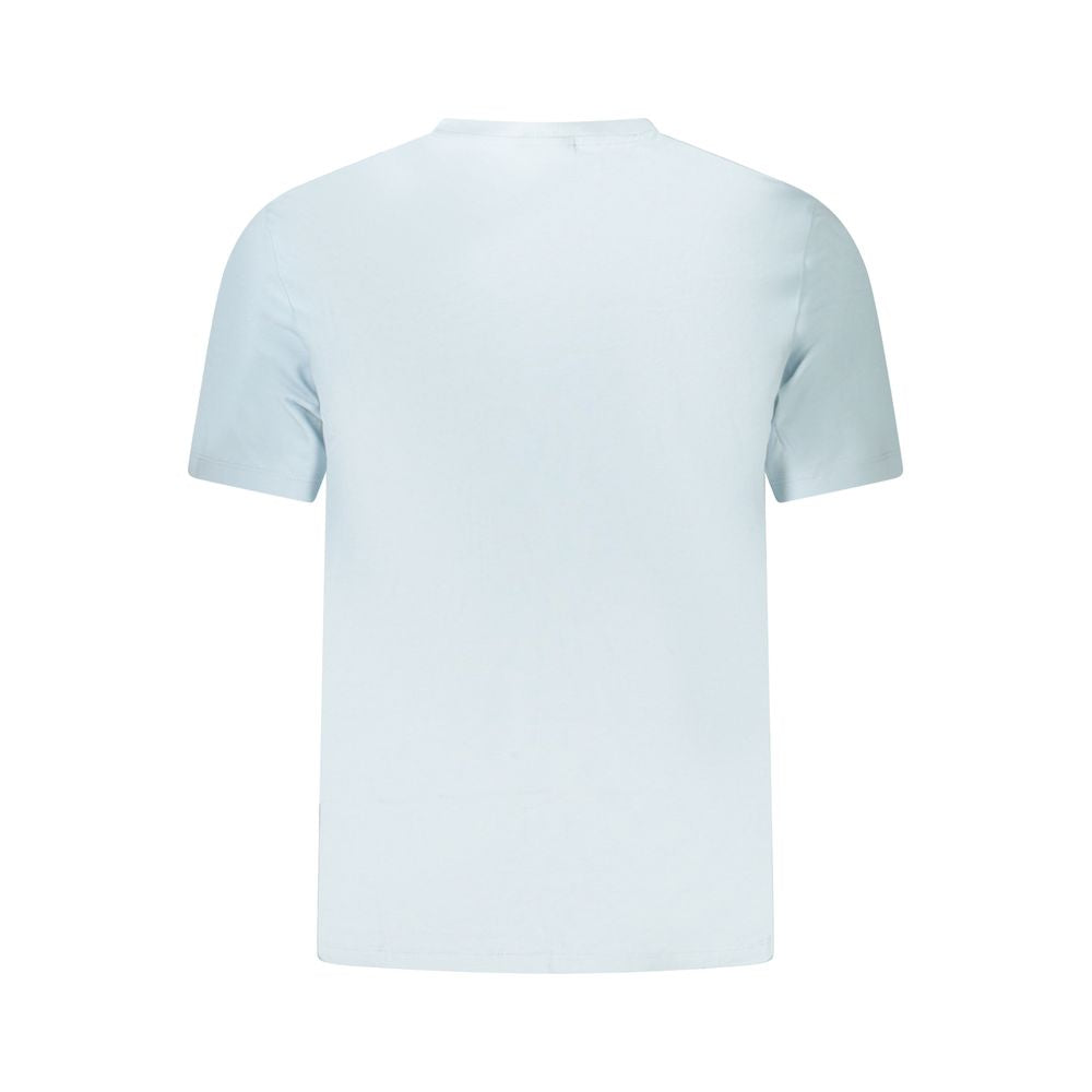 Calvin Klein Blue Cotton Men T-Shirt CA-39200-M