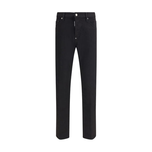Dsquared² Black Cotton Skinny Jeans
