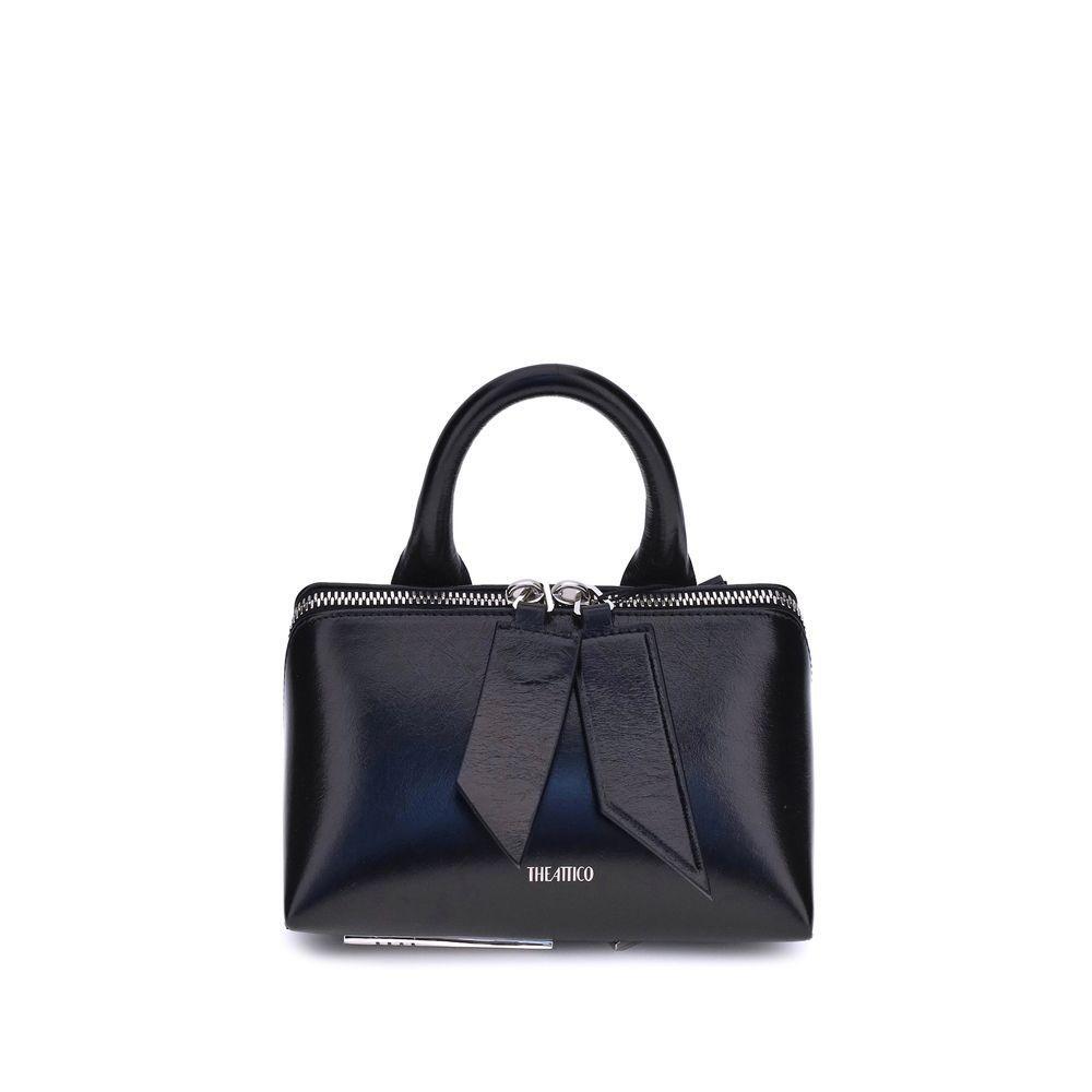 Front view with bag zipped and handles upright.