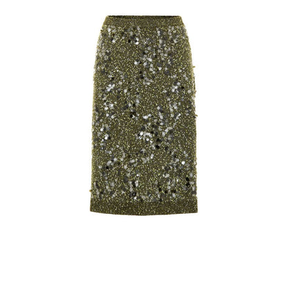 Gucci Green Viscose Mini Skirt