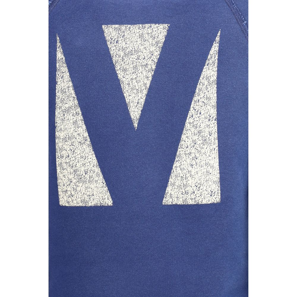 Valentino Blue Cotton Sweatshirt