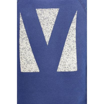 Valentino Blue Cotton Sweatshirt