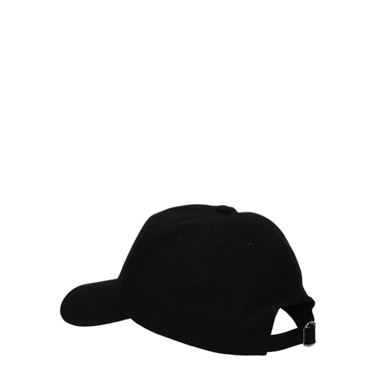 Valentino Garavani Black Cotton Caps (Baseball Hat) VA-8547166191881-59 CM|L
