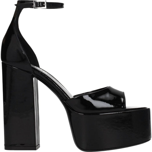 Paris Texas Black Leather Platforms PA-8547224486153-EU40/US10