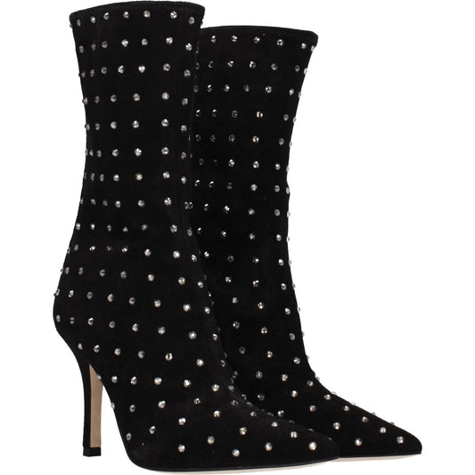 Paris Texas Black Leather Ankle Boots PA-8547223863561-EU36/US6