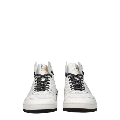 Lanvin White Leather High Top