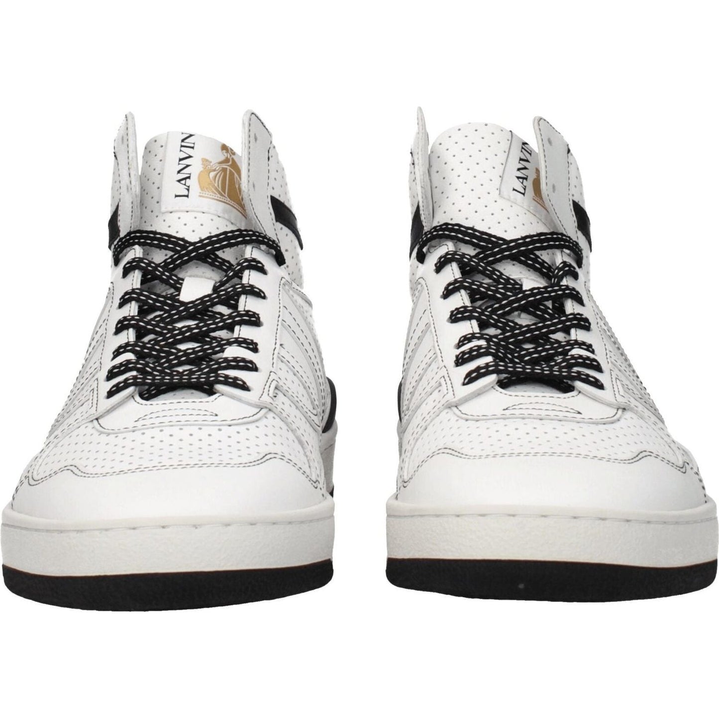 Lanvin White Leather High Tops LA-8547247063305-EU40/US7