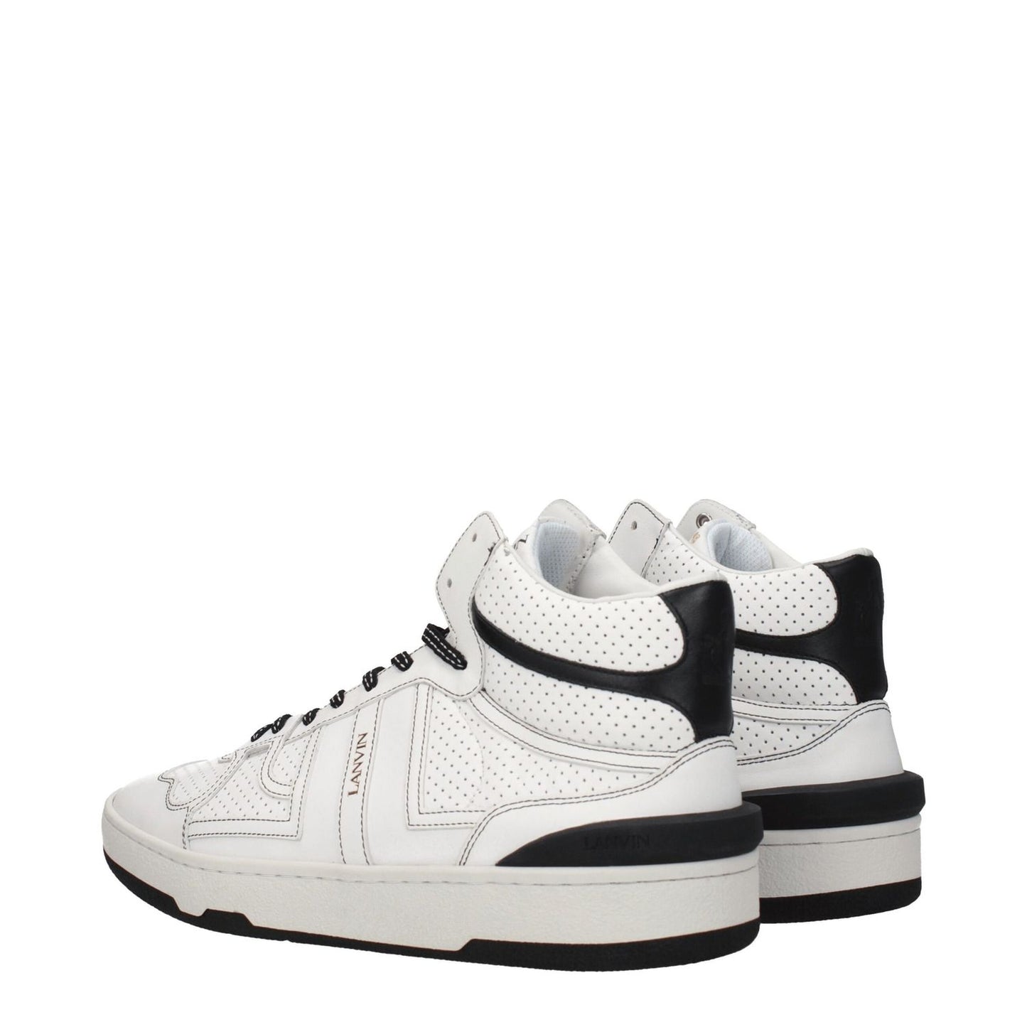 Lanvin White Leather High Top