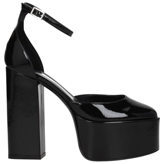 Paris Texas Black Leather Platforms PA-8547250307337-EU36.5/US6.5