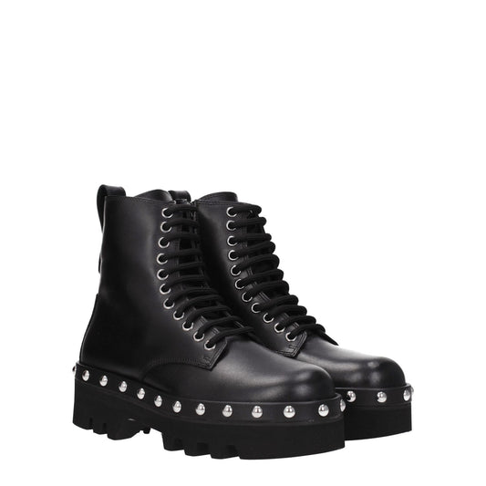 Furla Black Leather Ankle Boots FU-8547253453065-EU36/US6