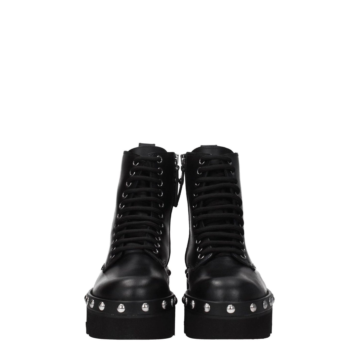 Furla Black Leather Ankle Boots FU-8547253453065-EU36/US6