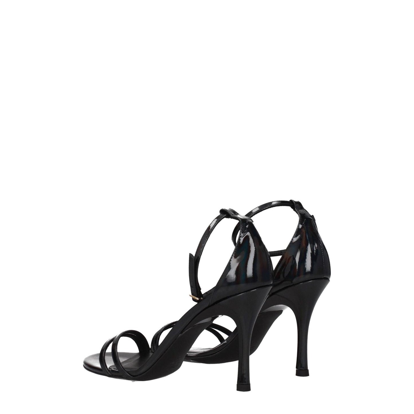 Furla Black Leather Stiletto Heels Sandals FU-8547253190921-EU39/US9