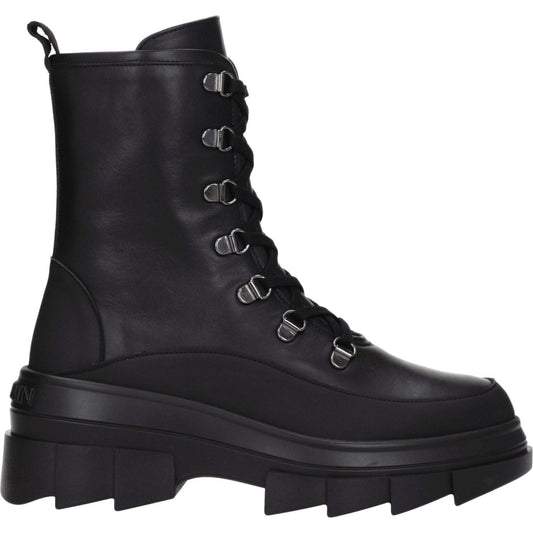 Stuart Weitzman Black Leather Ankle Boots ST-8547266691337-EU35/US5