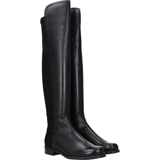 Stuart Weitzman Black Leather Over The Knee ST-8547266953481-EU35/US5