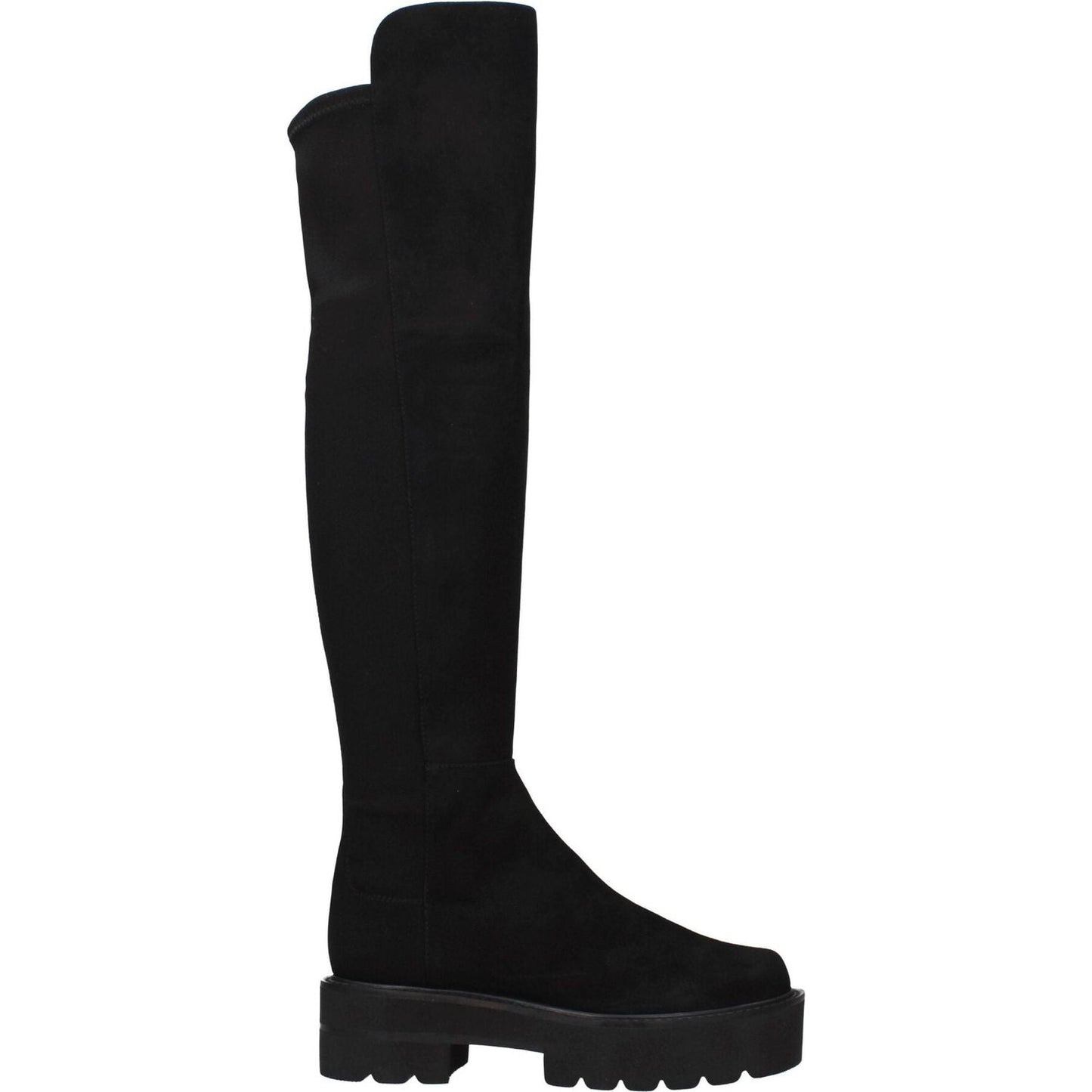 Stuart Weitzman Black Leather Over The Knee ST-8547267019017-EU35.5/US5.5