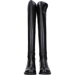 Stuart Weitzman Black Leather Over The Knee ST-8547266953481-EU35/US5