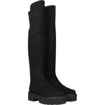 Stuart Weitzman Black Leather Over The Knee ST-8547267019017-EU35.5/US5.5